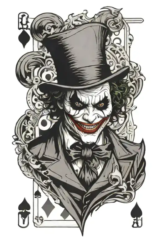 Gotham City Joker Playing Card