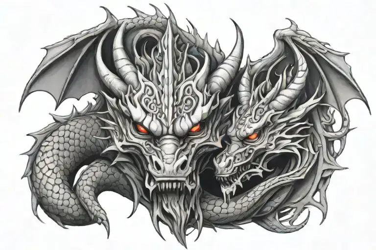 Dragon And Only Mask