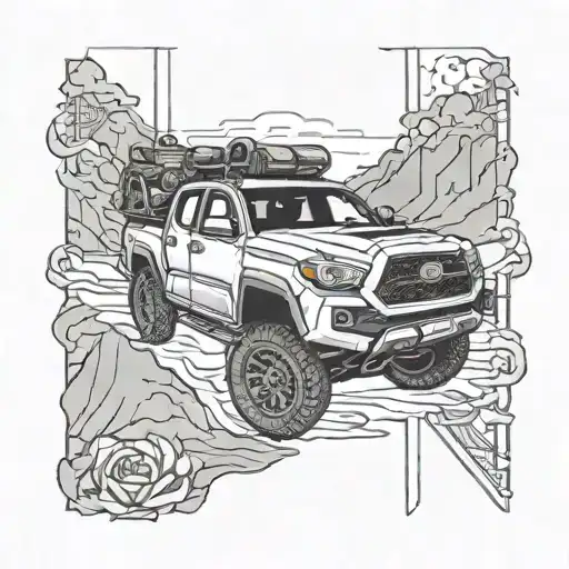 Toyota Tacoma Tarot Card