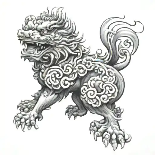 Chinese Foo Dog Roar