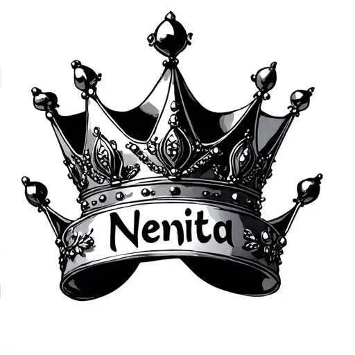 Crown That Reads Nenita