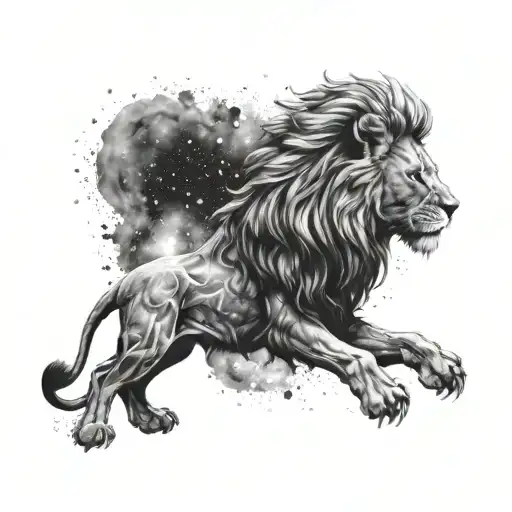 Lion Surrounded Galaxy