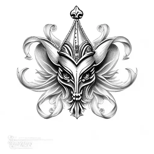 Fleur-de-lis Best Friend Theater Mardi Gras