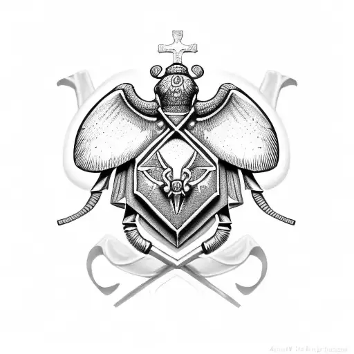 Scarab Ancient Egyptian Jesus Cross