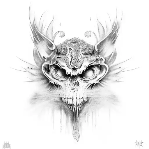 A Word Jone Design Incorporating Elements Of Metal Music And Graffiti