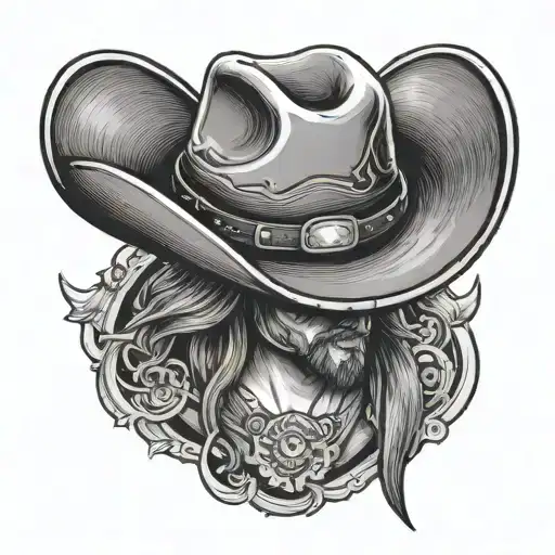 Cowboy Hat With Halo