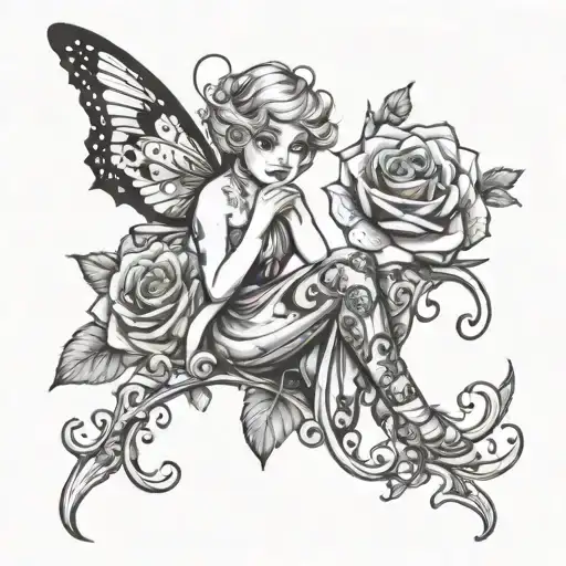 Pixie For My Grandma Writing