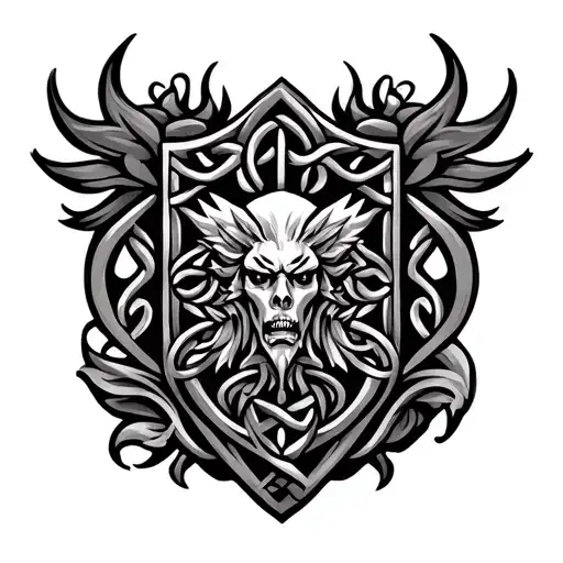 Celtic Tribal Using The Brown Family Crest