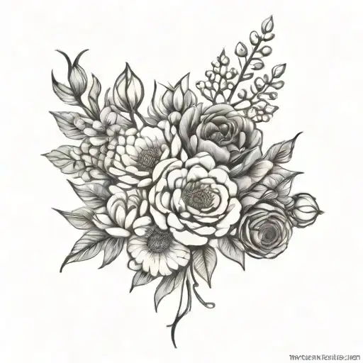 1998 Date Of Birth Flower Bouquet