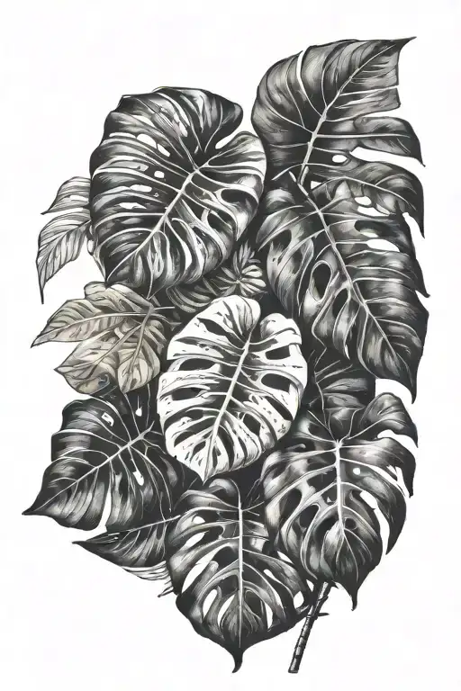 Monstera Fern Forest Plants