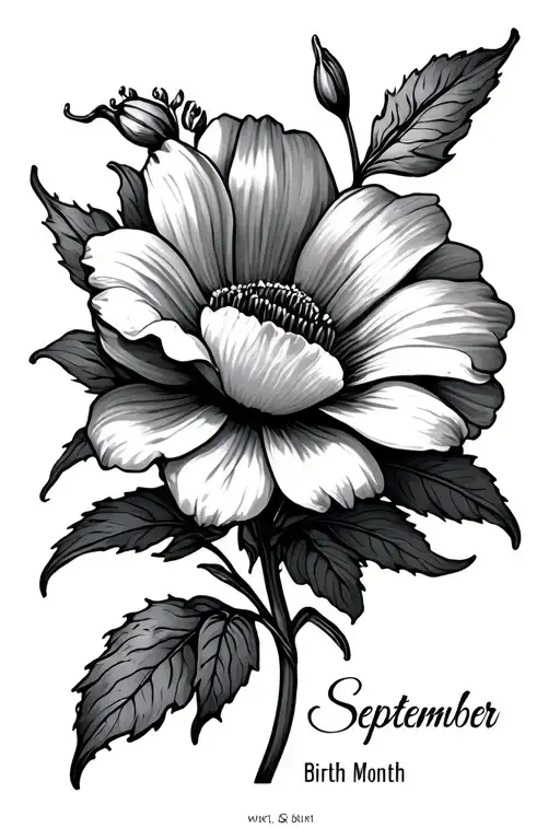 Birth Month September Birth Flower