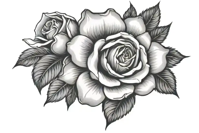 Lele Flower Attach With Black Rose Growing