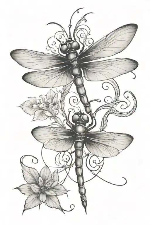 Neotraditional Dragonfly