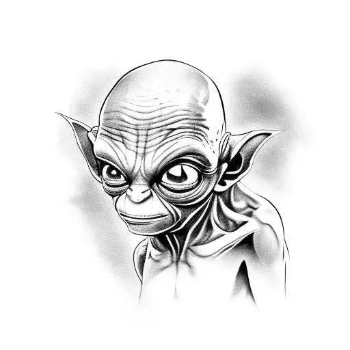 Gollum Leaving His Friends And Family