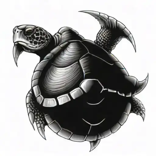 Turtle With Large Claws