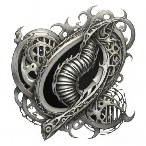 Biomech With Dna Strand