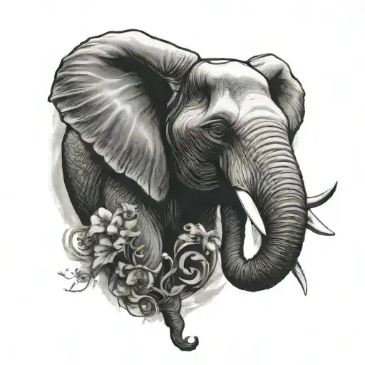 Elephant And Weasel Head Manly