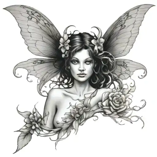 Dark Faery Nude Woman