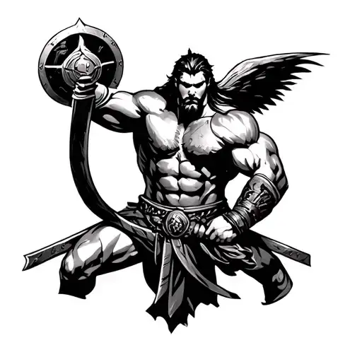 Spartacus Im Kampf Thor Mit