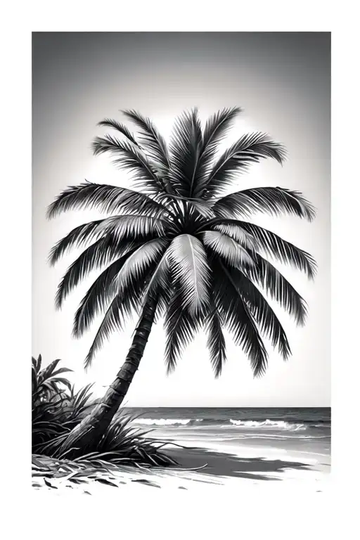 Realistic Palm Tree Made