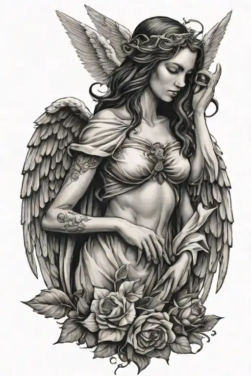 Woman Angel Sacrifice