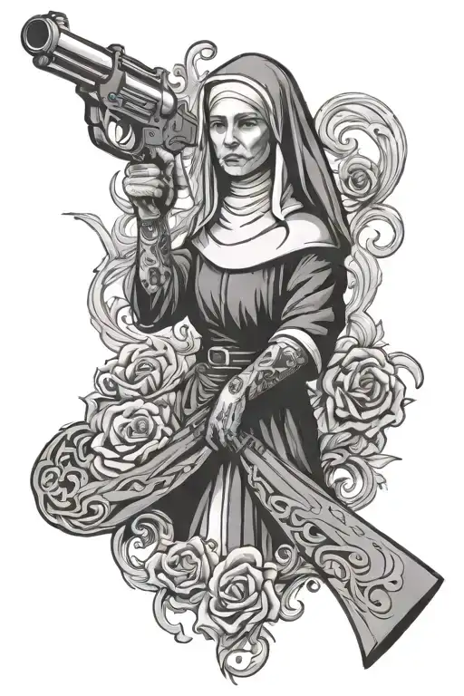 A Nun With A Gun Morphing