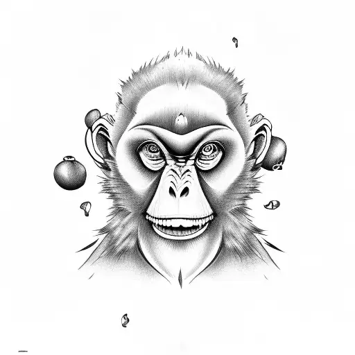 Purple Monkey In A Bubblegum Tree