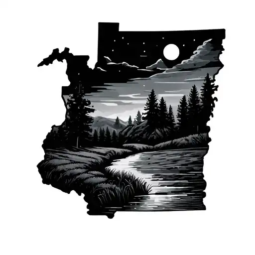 Midwest Country Landscape