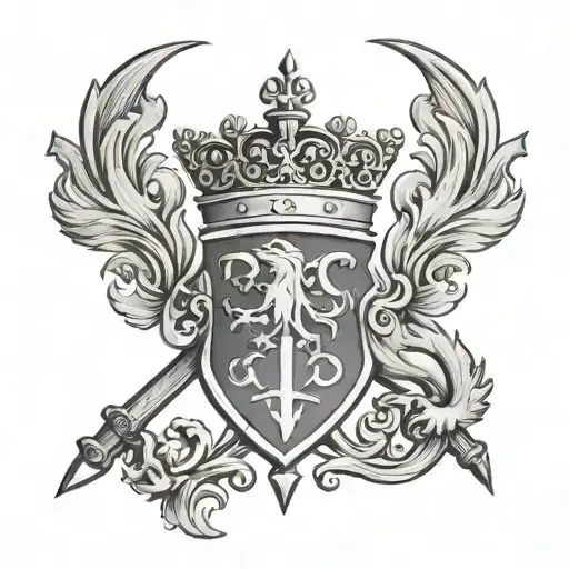 Scottish Clan Crest Heraldry Crown