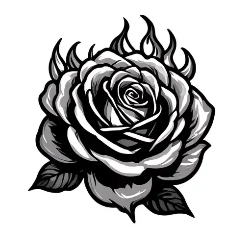 Lady Gaga's Fire Rose Unity Survivor Symbol