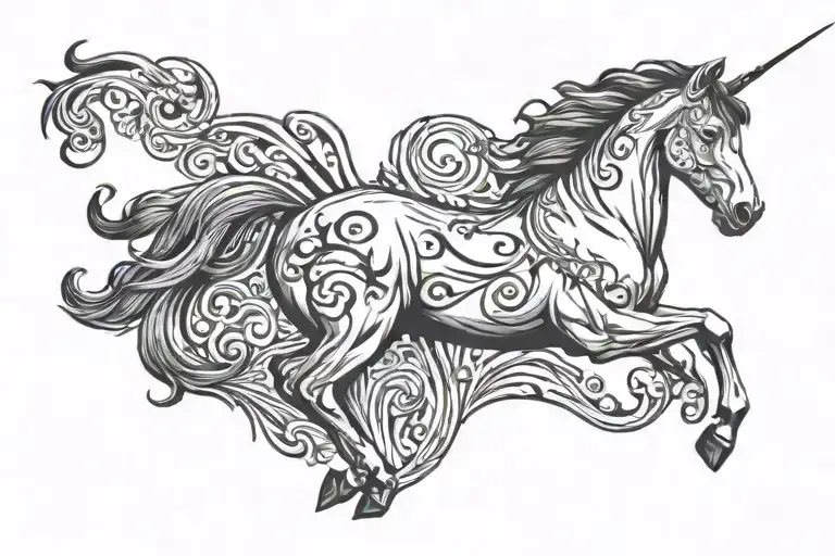 Horse Swirl Arm Band