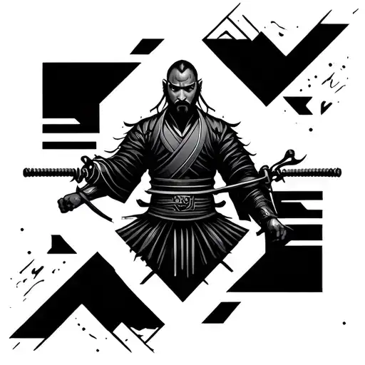 Ronin Samuri Geometric Pattern