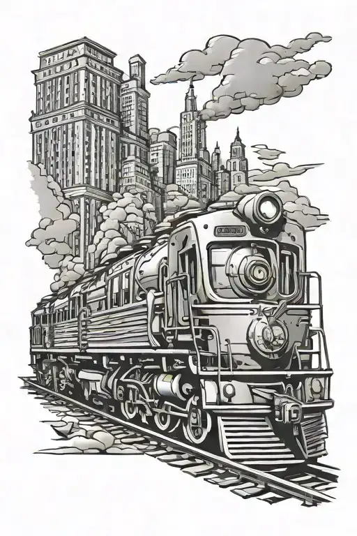 New York Train Running