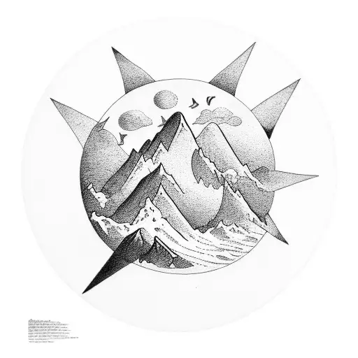 Crescent Mountain Sea Beech Clouds