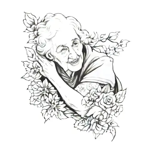 A Tattoo For My Dead Grandma Figure Hugging
