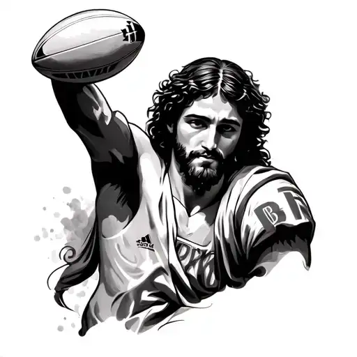My Son Edzio And My Favorite Sport Rugby And Jesus