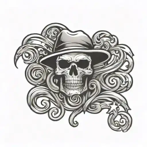 Wavy Logo With Gangster