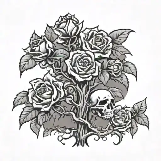 Poison Tree With Dead Roses