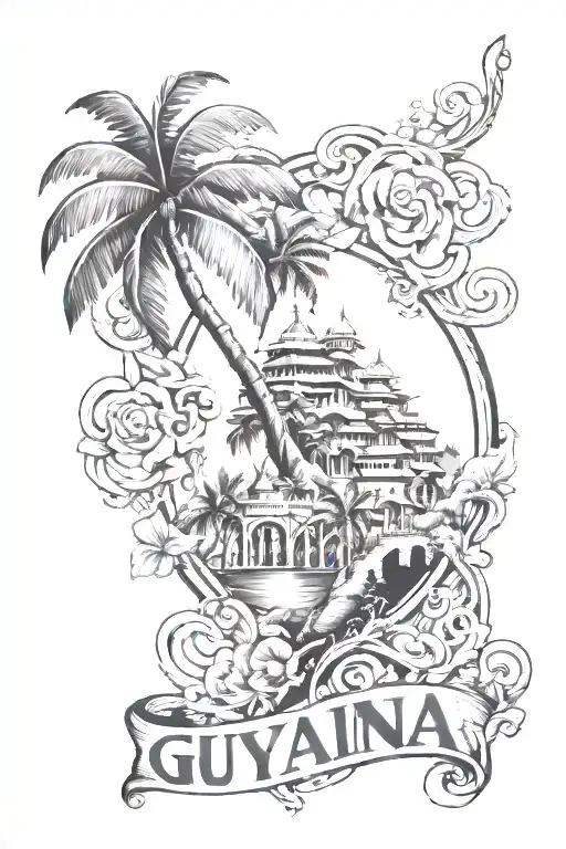 Vine With Guyana Country And New Your City