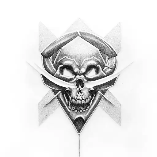 Design A Tattoo 3D Cross With Lightning