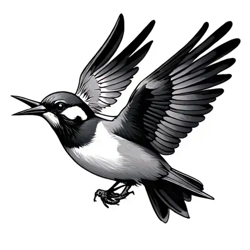 Swallow Bird With A French Touch