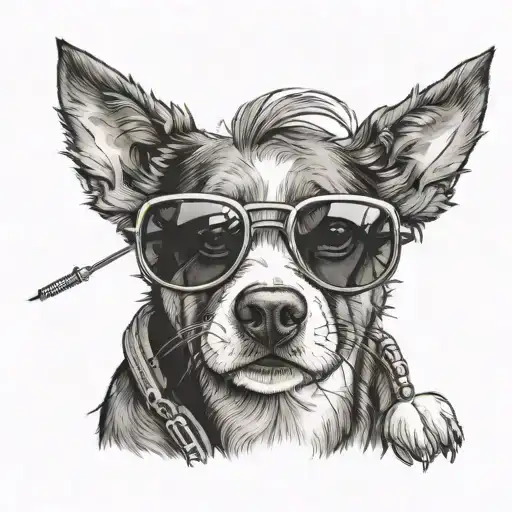 Dog Wearing Shades
