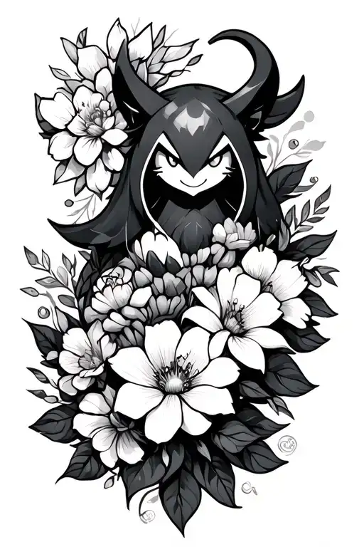 Pokemon And Demon Slayer Floral