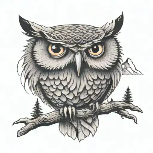 Owl Sitting Mountain