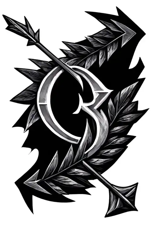 Roman Numerals In An Arrow