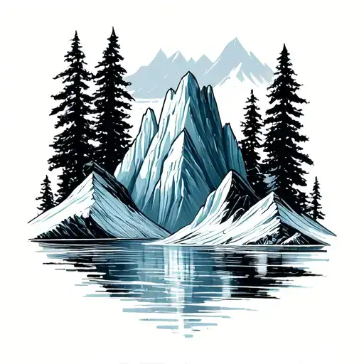 Glacier Fine Line Minimal