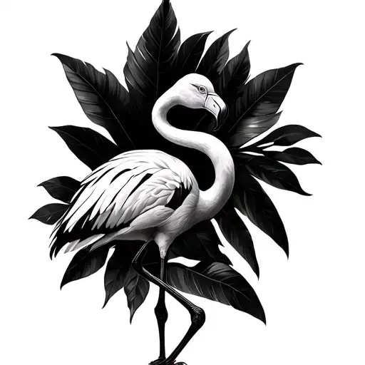 Flamingo Crossed With A Mango