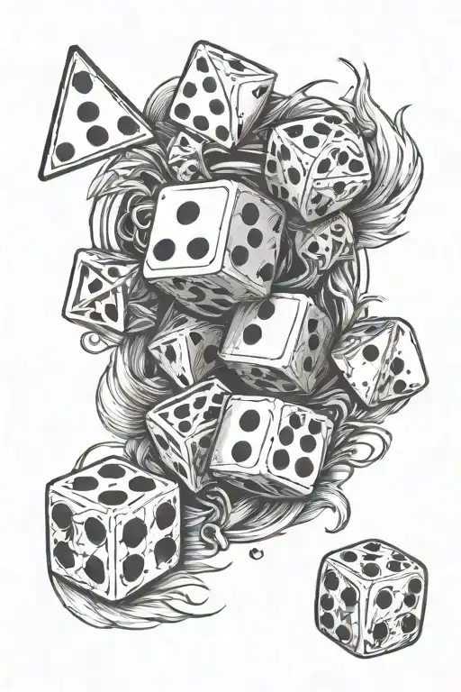 Tattoo Of My Last Name Daiss Covering My Forearm With Game Dice In It Somewhere
