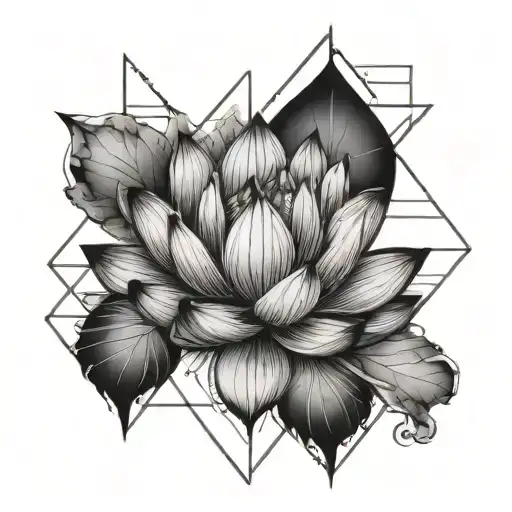 Lotus Triangles Mantra