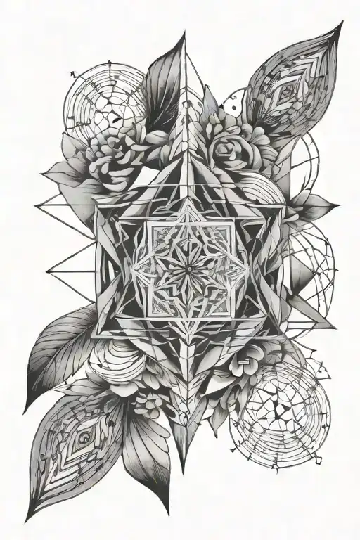 Simple Geometry Spiritual Fine Line